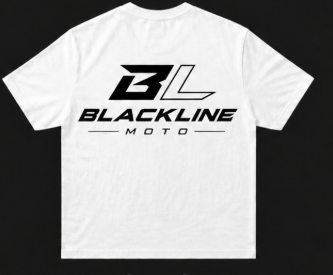 Black Line Moto Short Sleeve T-Shirt