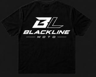 Black Line Moto Short Sleeve T-Shirt