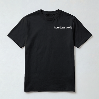 Black Line Moto Short Sleeve T-Shirt