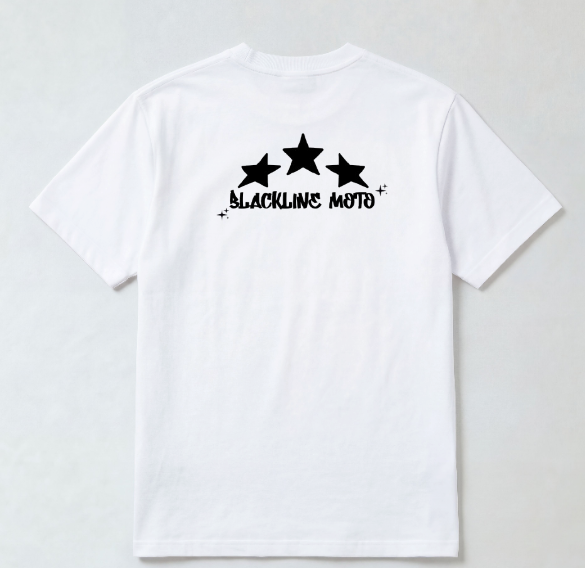 Black Line Moto Short Sleeve T-Shirt